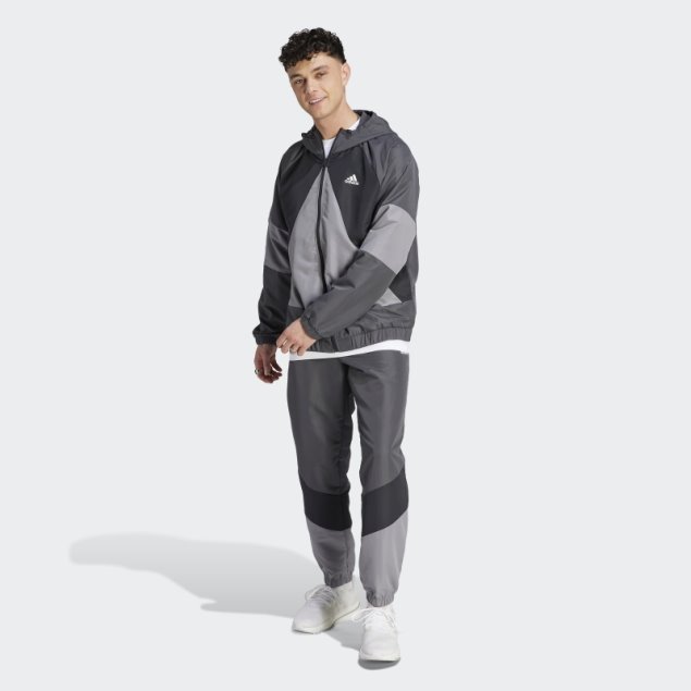 Chándal Adidas Colorblock Gris