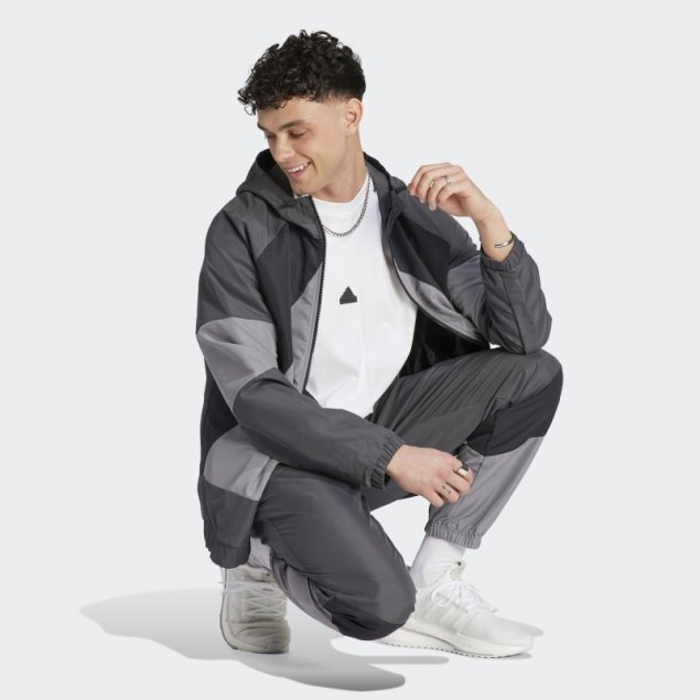 Chándal Adidas Colorblock Gris