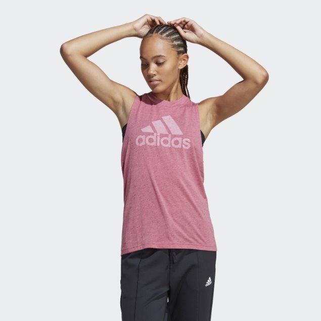 Camiseta De Tirantes Future Icons Winners 3.0 Rosa Mel Adidas