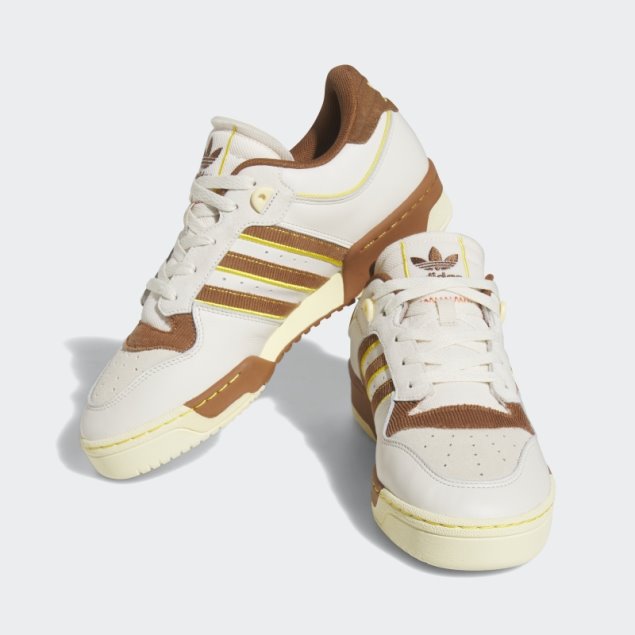 Elegante Amarillo Adidas Rivalry Low 86 Zapatos
