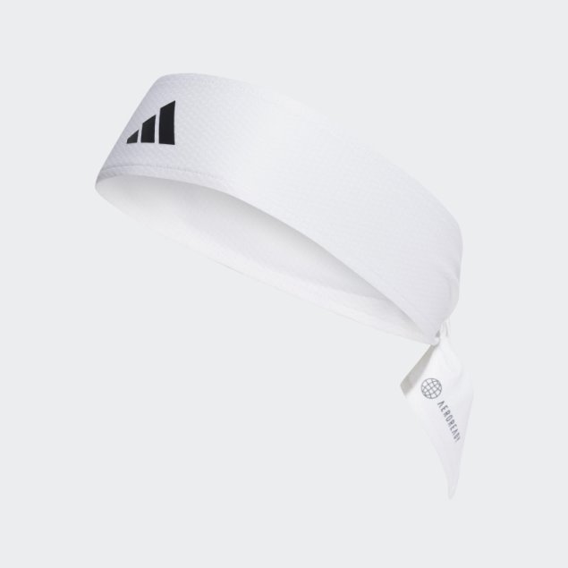 Banda De Corbata De Tenis Adidas Aeroready Blanca