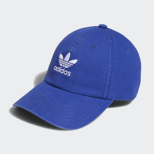 Adidas Azul Gorro Relajado Lavado