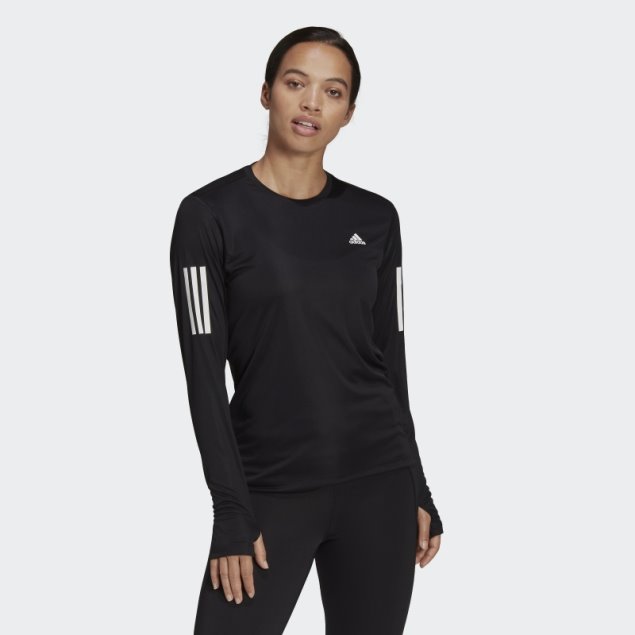 Adidas Own The Run Camiseta De Manga Larga Negra