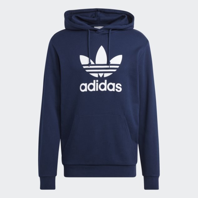 Adidas Adicolor Classics Trefoil Sudadera Con Capucha Añil Noche