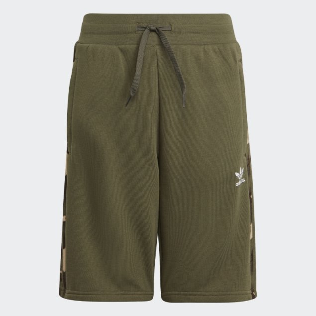 Pantalones Cortos De Camuflaje Verde Oliva Adidas