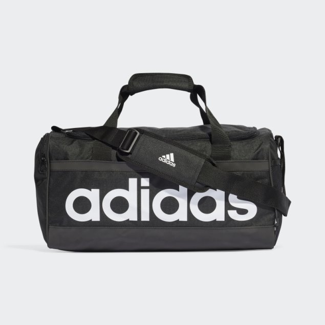 Bolsa De Lona Essentials Linear Mediana Negra Adidas