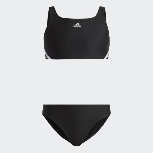 Bikini 3 Rayas Adidas Negro