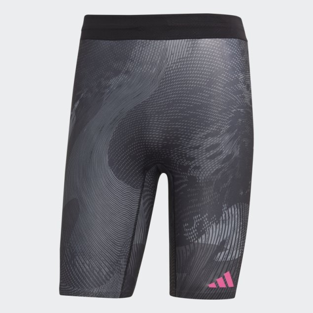 Adizero Saturday Leggings Cortos Negro Adidas