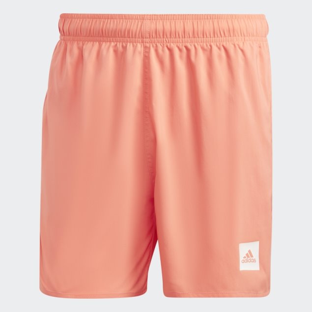 Shorts De Baño Lisos De Longitud Corta Adidas Coral