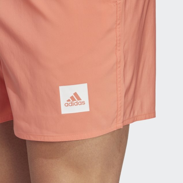 Shorts De Baño Lisos De Longitud Corta Adidas Coral
