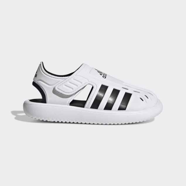 Sandalias De Agua Con Punta Cerrada De Verano Adidas Blanco