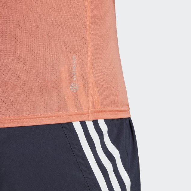 Camiseta Running Adidas Boston Marathon 2023 Coral