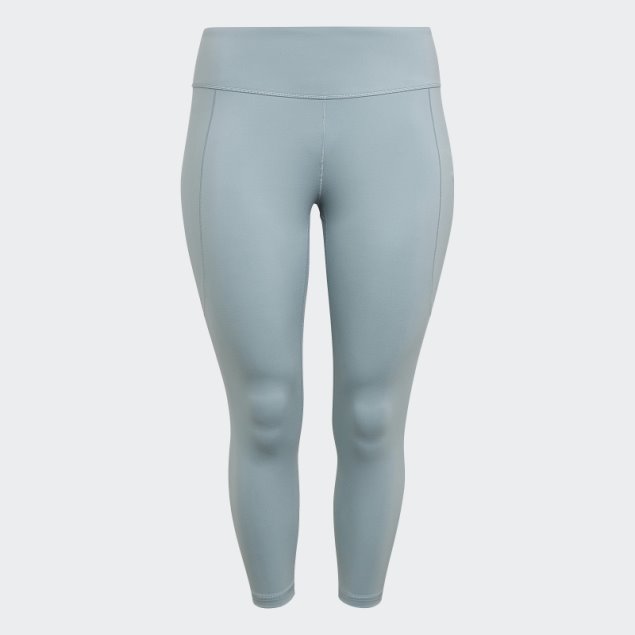 Adidas Yoga Studio 7/8 Leggings (talla Grande) Moda Gris