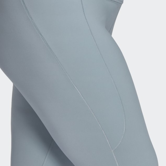 Adidas Yoga Studio 7/8 Leggings (talla Grande) Moda Gris