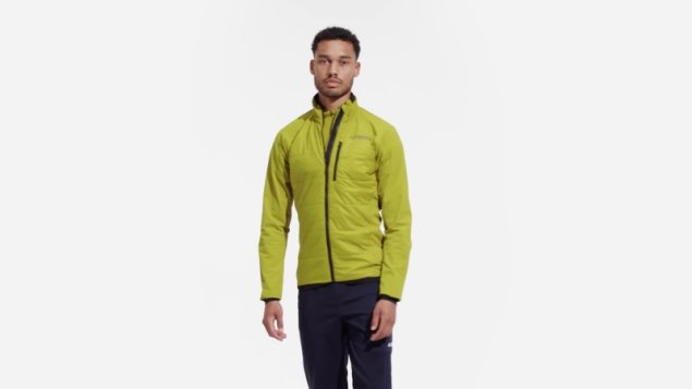 Chaqueta Aislante Híbrida Adidas Terrex Primaloft Verde Oliva