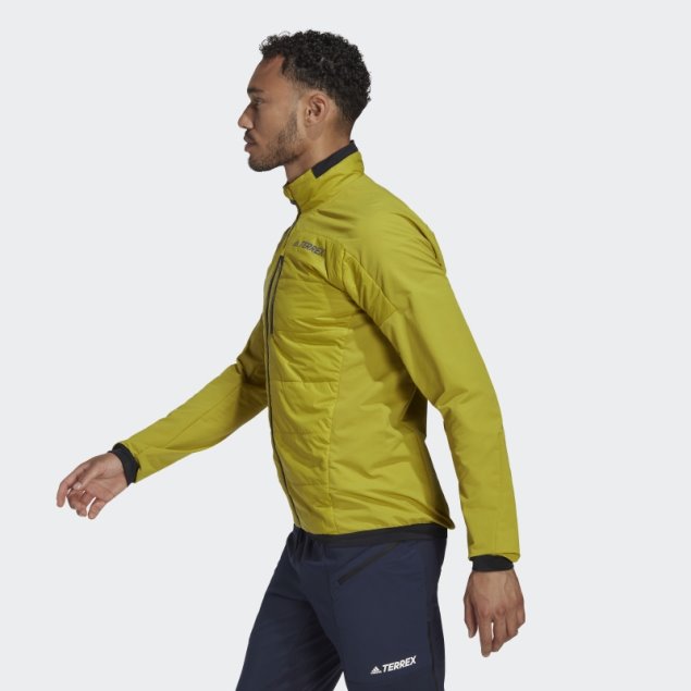 Chaqueta Aislante Híbrida Adidas Terrex Primaloft Verde Oliva