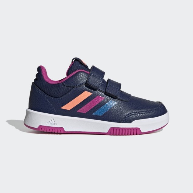Adidas Tensaur Gancho Y Bucle Zapatos Azul Oscuro