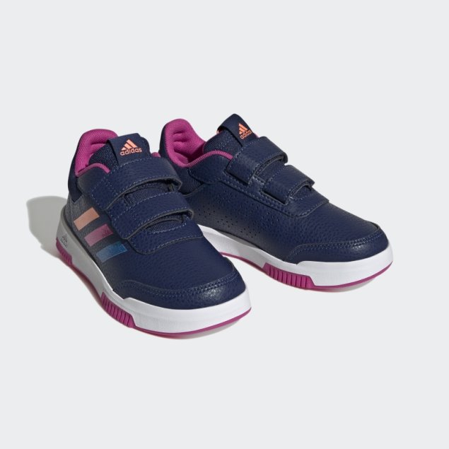 Adidas Tensaur Gancho Y Bucle Zapatos Azul Oscuro