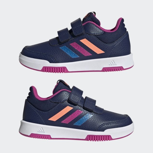 Adidas Tensaur Gancho Y Bucle Zapatos Azul Oscuro
