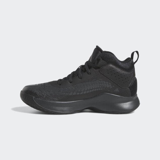 Negro Adidas Cross Em Up 5 Zapatos De Ancho