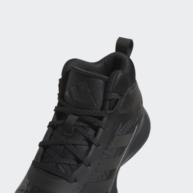 Negro Adidas Cross Em Up 5 Zapatos De Ancho