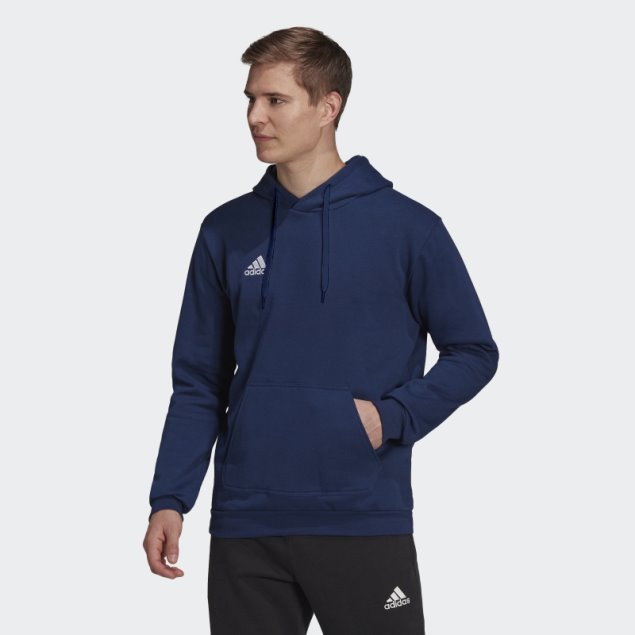 Adidas Entrada 22 Sudadera Con Capucha Azul Marino