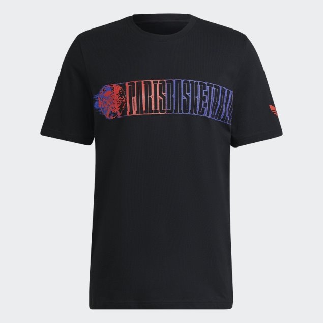 Negro Adidas X Paris Basketball Paris Pour Paris Camiseta Caliente