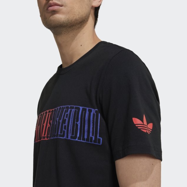 Negro Adidas X Paris Basketball Paris Pour Paris Camiseta Caliente
