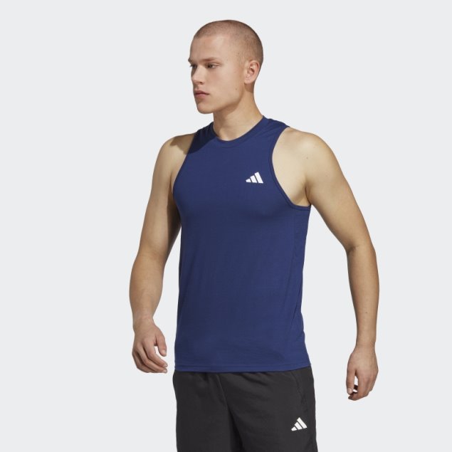 Camiseta De Entrenamiento Azul Oscuro Train Essentials Feelready Adidas
