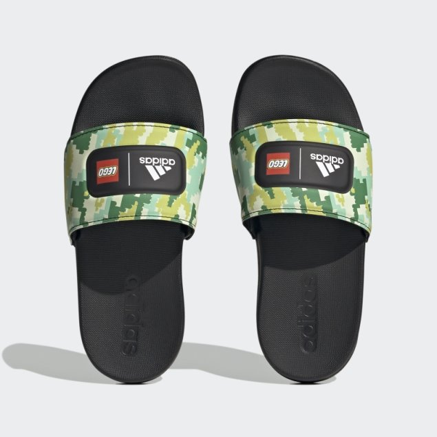 Adidas Adilette X Lego Slides Negro Caliente
