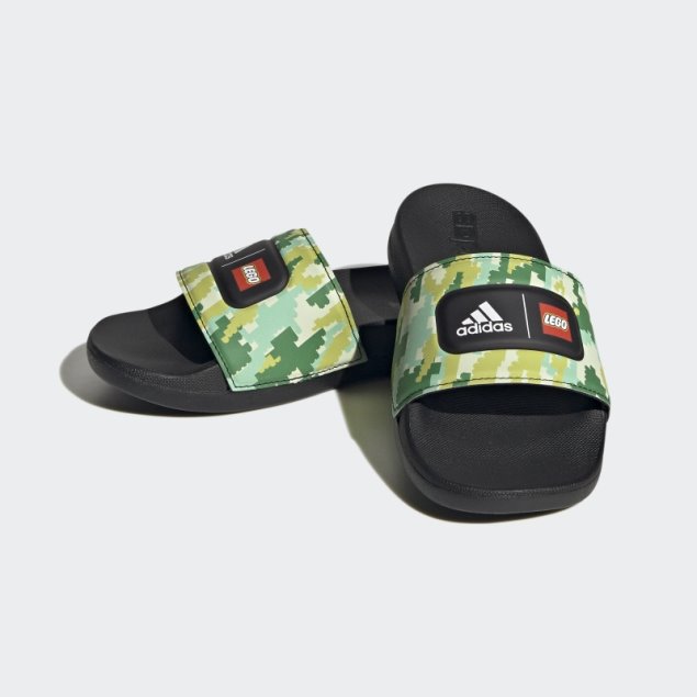 Adidas Adilette X Lego Slides Negro Caliente