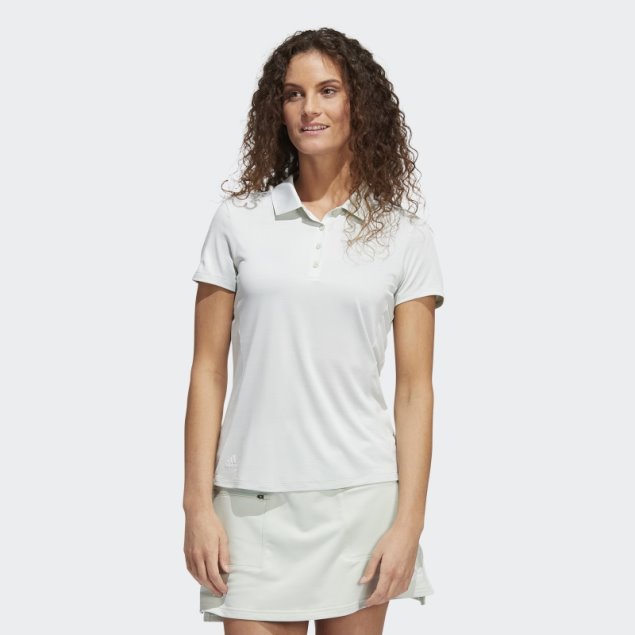 Polo Verde De Manga Corta Teñido Espacial Adidas