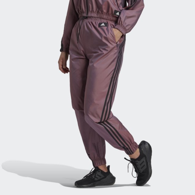 Pantalones Tejidos Adidas Rojos