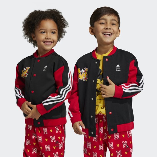 Negro Adidas X Disney Mickey Mouse Chaqueta De Chándal De Moda