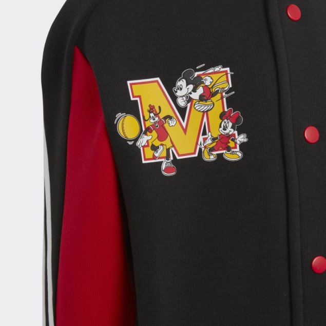 Negro Adidas X Disney Mickey Mouse Chaqueta De Chándal De Moda