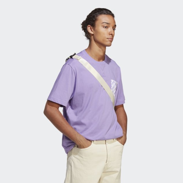 All Szn X Logomania Camiseta Violeta Adidas