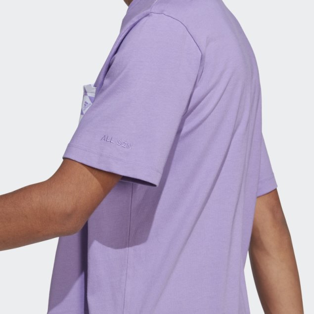 All Szn X Logomania Camiseta Violeta Adidas