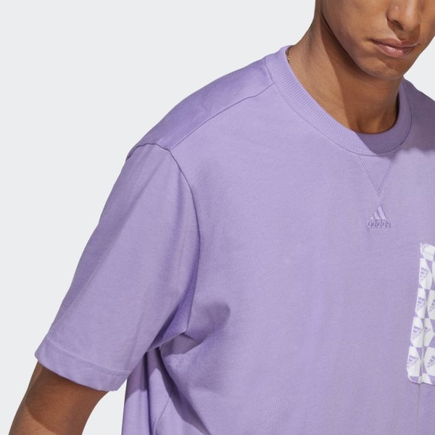 All Szn X Logomania Camiseta Violeta Adidas