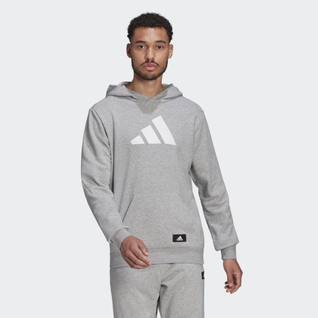 Sudadera Con Capucha Adidas Future Icons Gris Medio