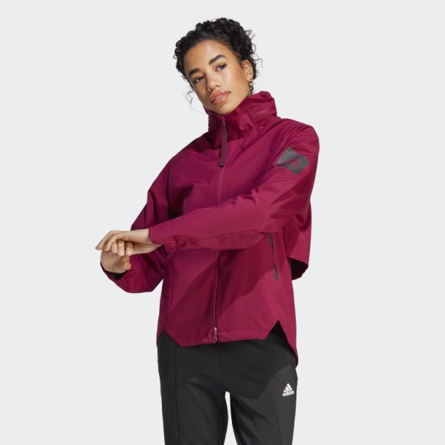 Chaqueta Myshelter Rain.rdy Adidas Berry