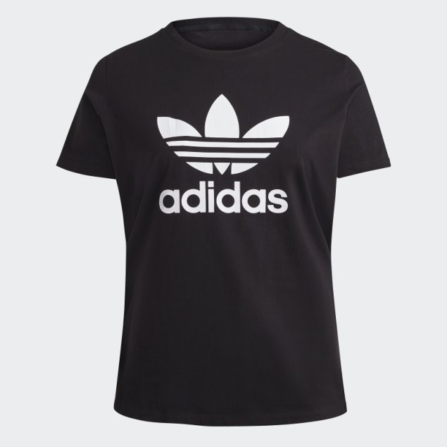 Camiseta Adicolor Classics Trefoil (tallas Grandes) Negro Adidas