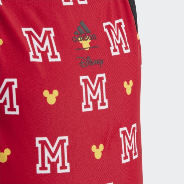 Adidas X Disney Mickey Mouse Monogram Traje De Baño Escarlata