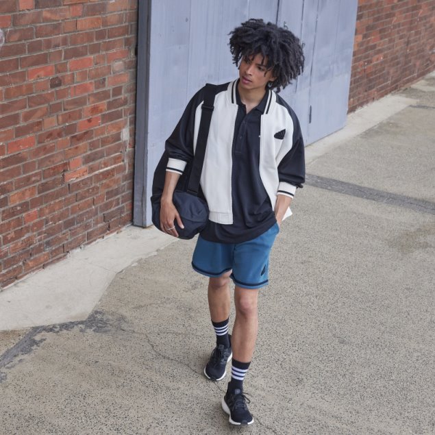 Adidas Chaqueta Bomber Estampada Blanca (género Neutro)