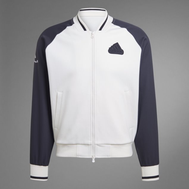 Adidas Chaqueta Bomber Estampada Blanca (género Neutro)