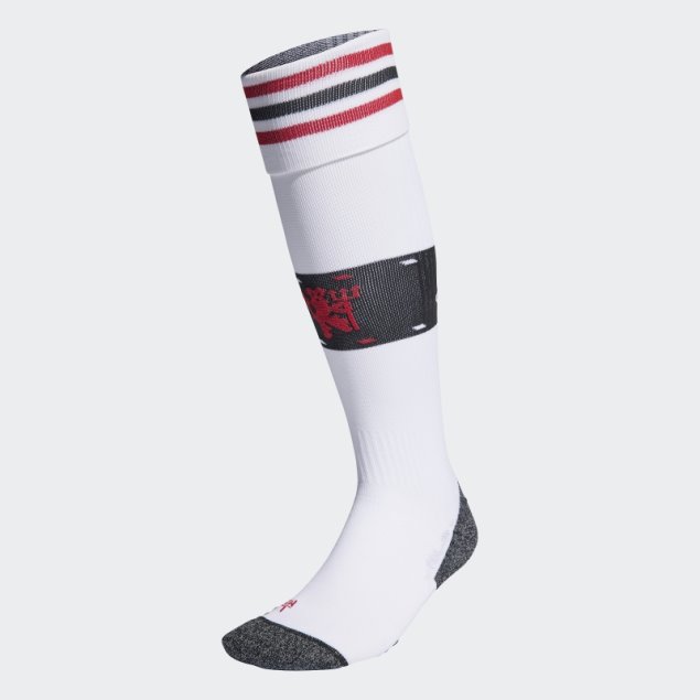 Calcetines Manchester United 22/23 Segunda Equipación Adidas Blanco