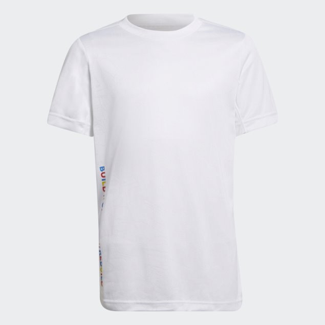 Camiseta Adidas X Lego Play Blanco Caliente