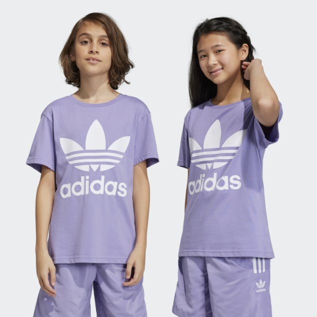 Camiseta Adidas Trefoil Lila