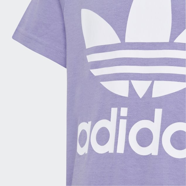 Camiseta Adidas Trefoil Lila
