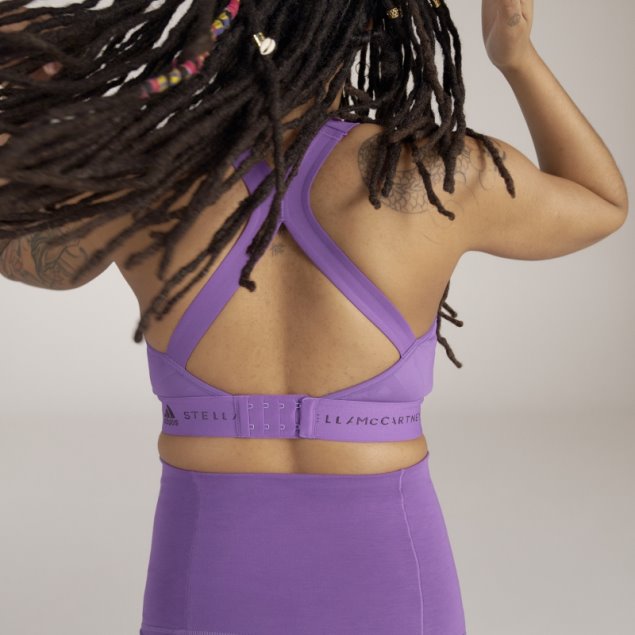 Adidas By Stella Mccartney Sujetador De Lactancia De Alto Apoyo Para Maternidad, Color Morado