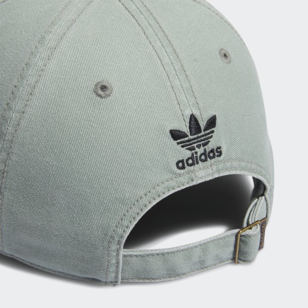 Gorra Holgada Con Tira Trasera Plateada Adidas